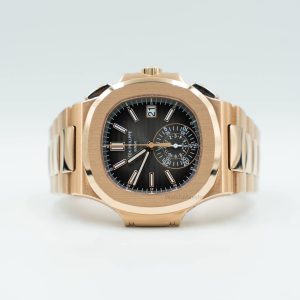 Patek Philippe Nautilus 59801R-001 Rose Gold Black Dial