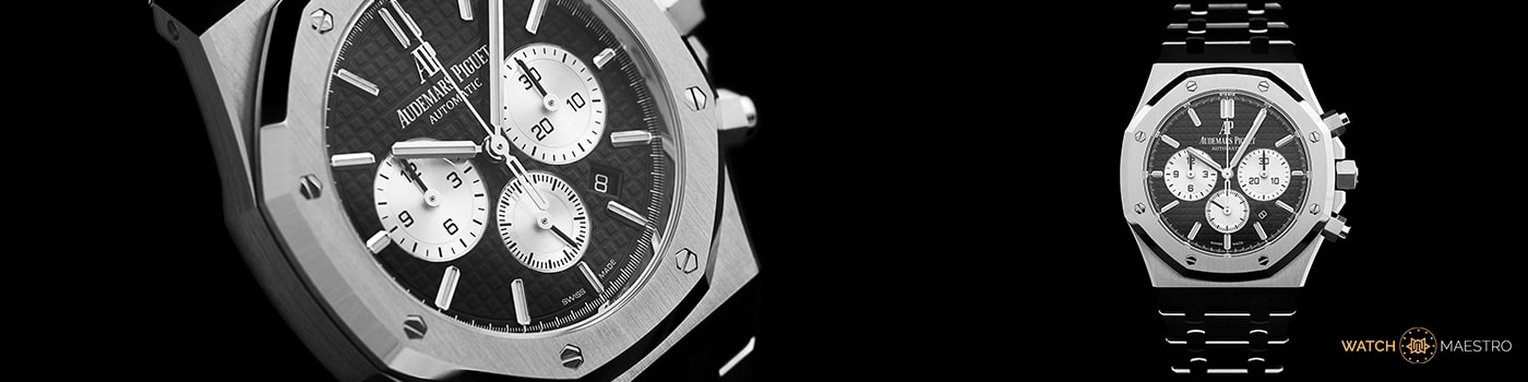 Audemars Piguet with black dial