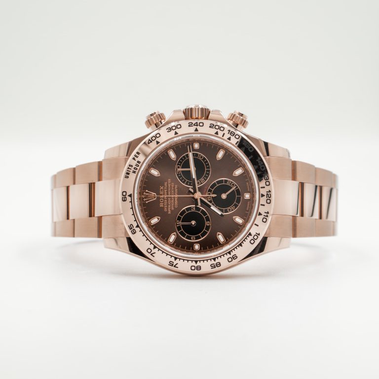 Rolex Daytona 40 Everose Gold Chocolate And Black Dial 116505