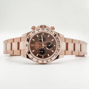 Rolex Daytona 40 Everose Gold Chocolate And Black Dial 116505