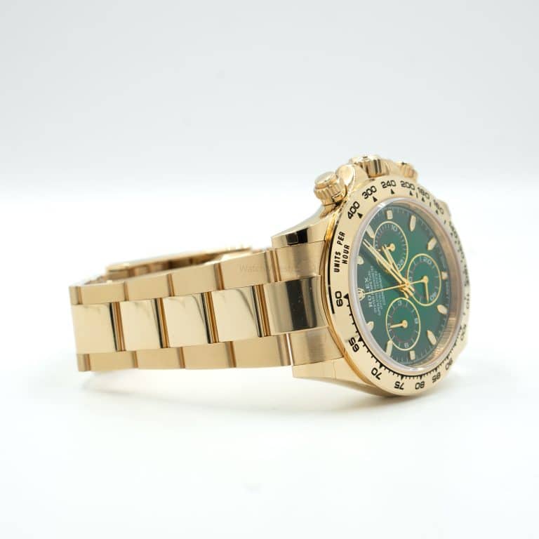 Rolex Daytona 40 Yellow Gold Green Dial 116508