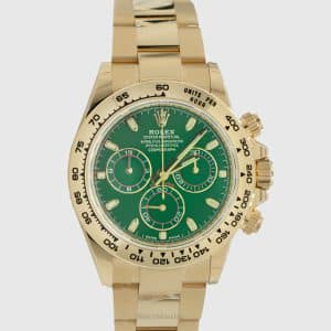 Rolex Daytona 40 Yellow Gold Green Dial