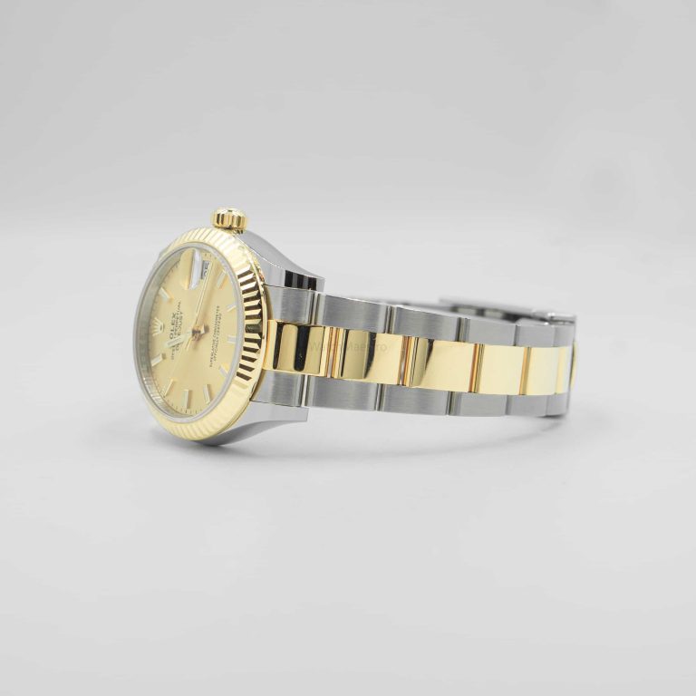 Rolex Datejust 31 Oystersteel And Yellow Gold Champagne dial 278273