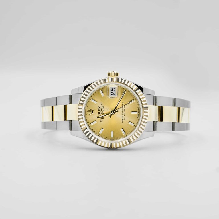 Rolex Datejust 31 Oystersteel And Yellow Gold Champagne dial 278273