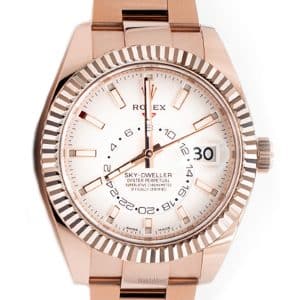 Rolex Sky Dweller Rose Gold White Dial 42mm ref.326935