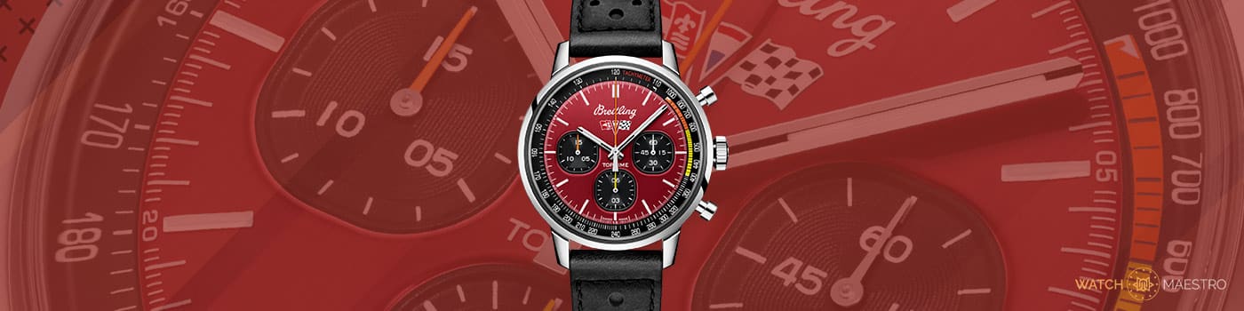 Breitling red dial