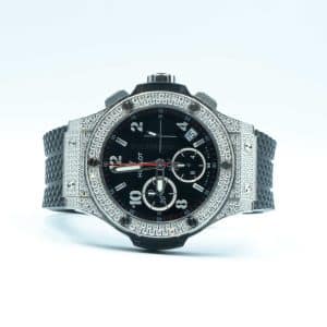 Hublot Big Bang Steel Pave black dial