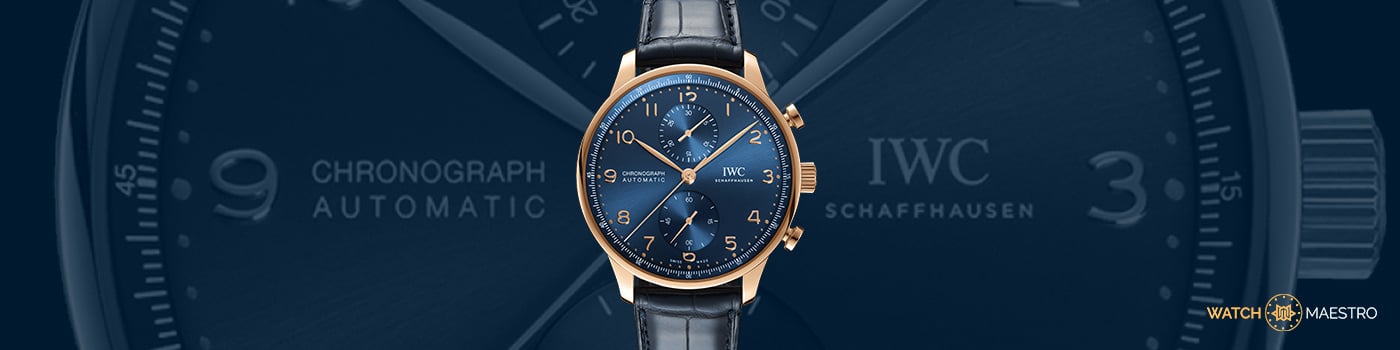 IWC blue dial