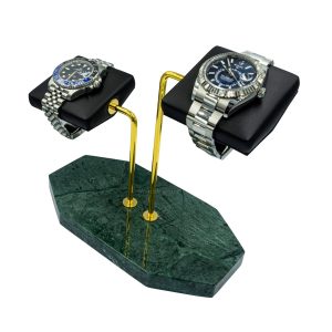 watch stand double green sky dweller