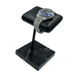 watch stand single black black