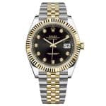 Rolex Datejust 41 Black Dial with Diamonds