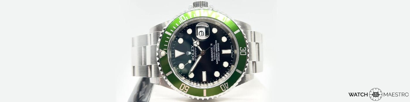 Rolex Kermit Green alumnium bezel