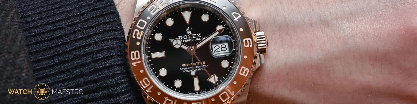 Rolex Root beer on wrist