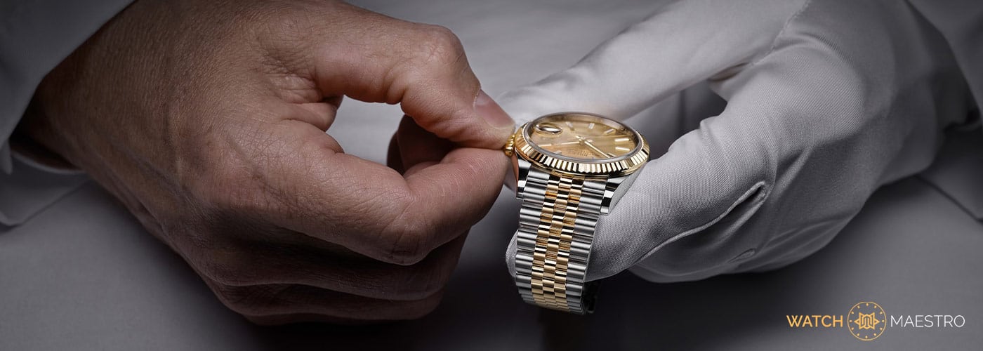 servicing a rolex