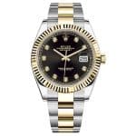 Rolex Datejust Black Diamond-set dial