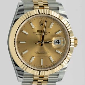 Rolex Datejust 41mm Yellow Gold Fluted Bezel