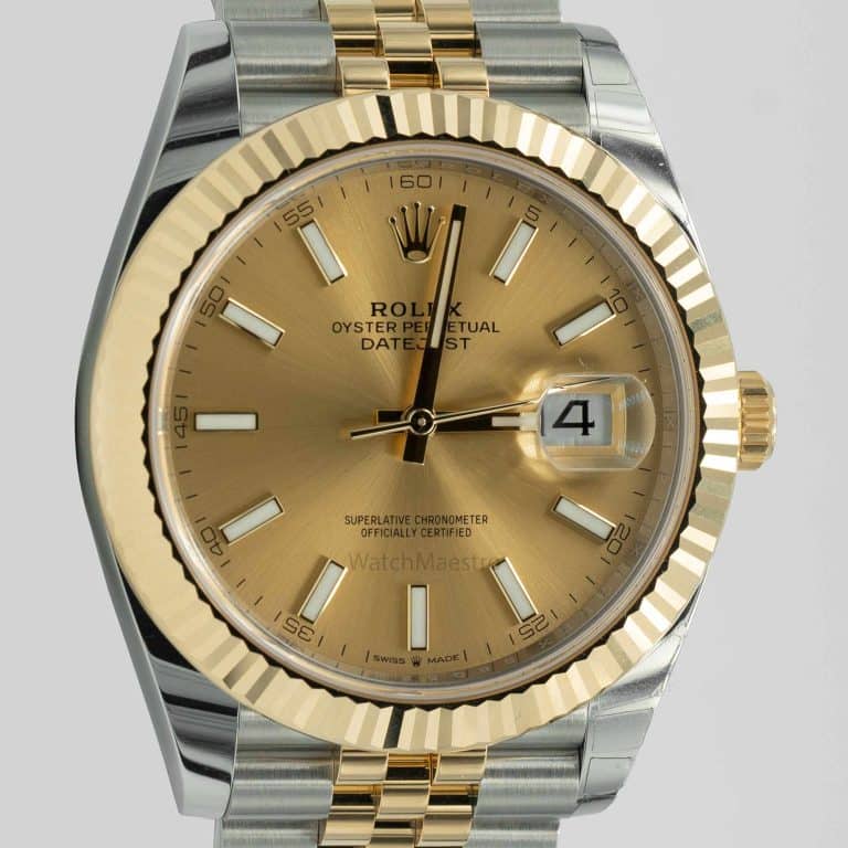 Rolex Datejust 41mm Yellow Gold Fluted Bezel