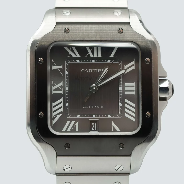 Cartier Santos Black Carbon coated steel