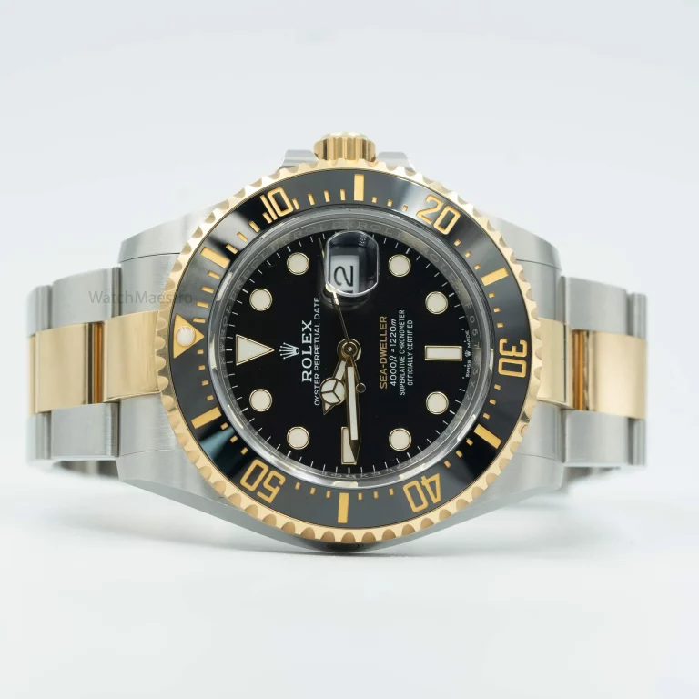 Rolex Sea Dweller black dial two tone