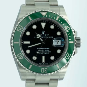 Rolx Submariner Date Black Dial Green bezel