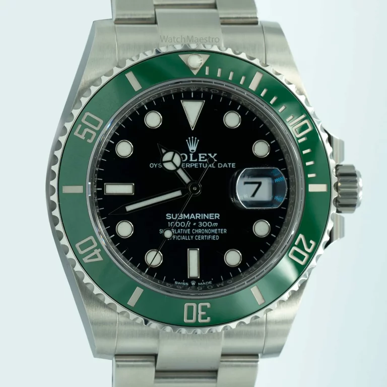 Rolx Submariner Date Black Dial Green bezel