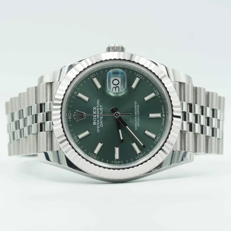 Rolex Datejust Green Dial Fluted Bezel