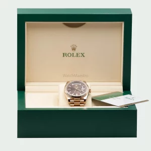 Rolex Day DAte Rose Box