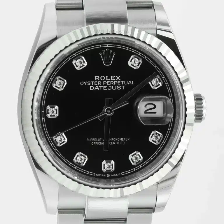 Rolex Datejust 36 Black diamond dial