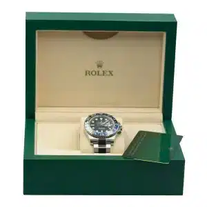 Rolex Batman box and papers