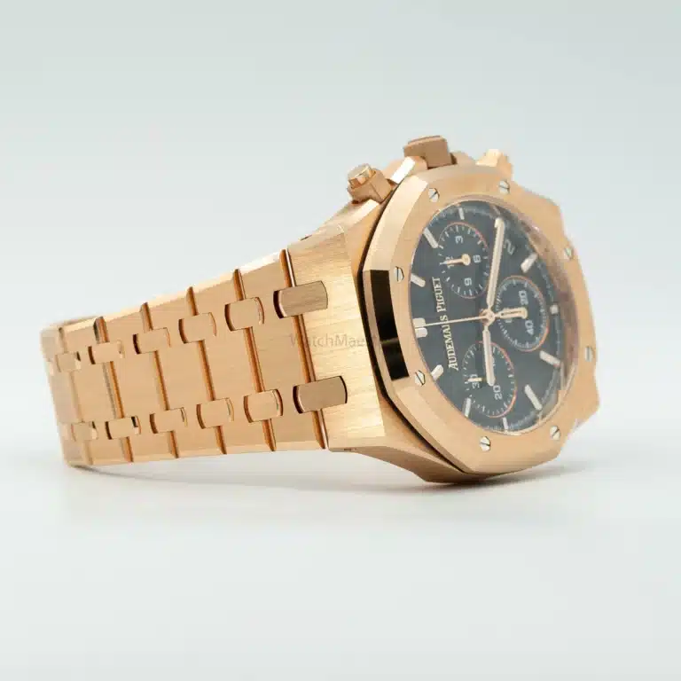 Audemars Piguet Royal Oak Chronograph Rose Gold Black Dial