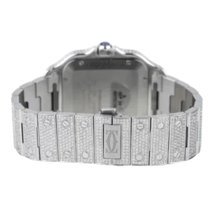 Cartier Santos Diamonds White Roman 4