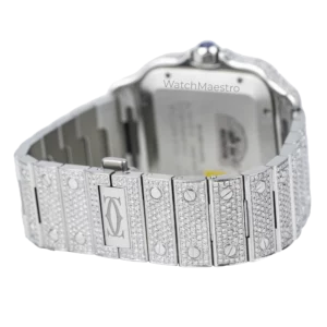Cartier Santos Diamonds White Roman 6