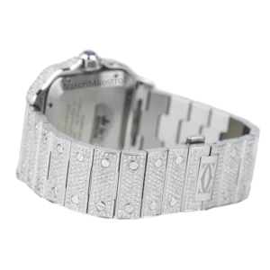Cartier Santos Diamonds White Roman 7