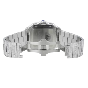 Cartier Santos Diamonds White Roman 8