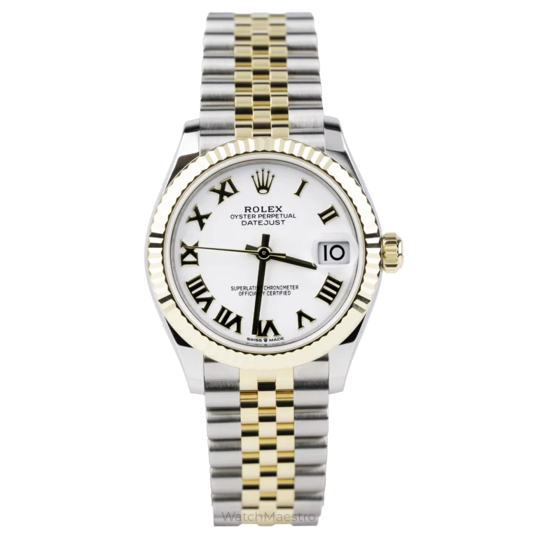 Rolex Datejust 31 White Roman Dial Two Tone 1