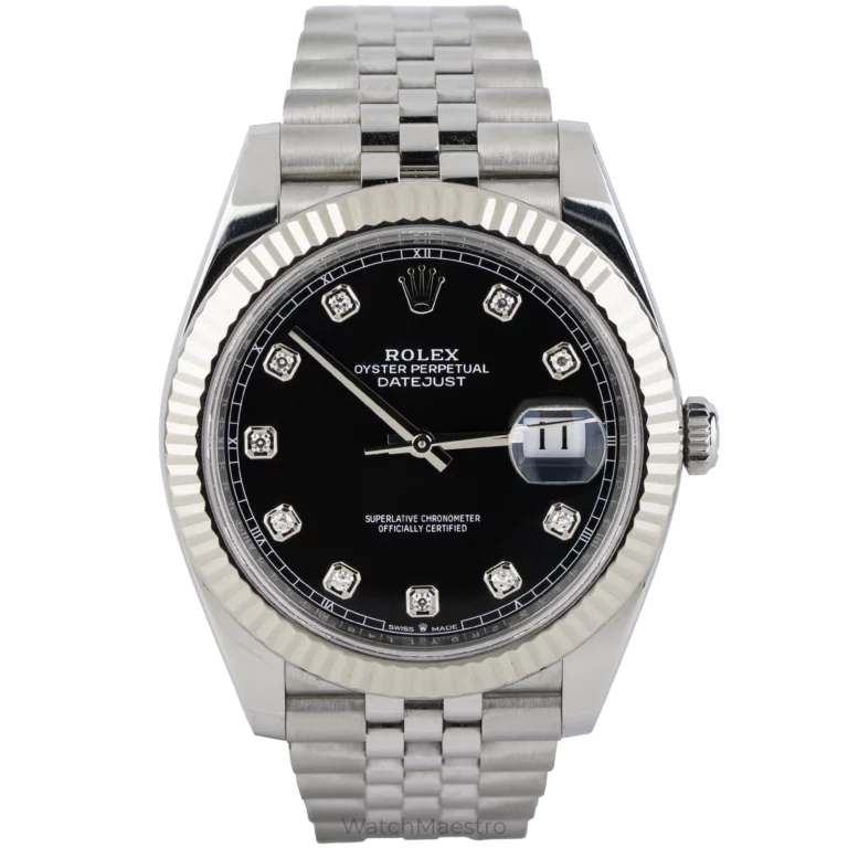 Rolex Datejust 41 Black Diamond Fluted Jubilee (1)
