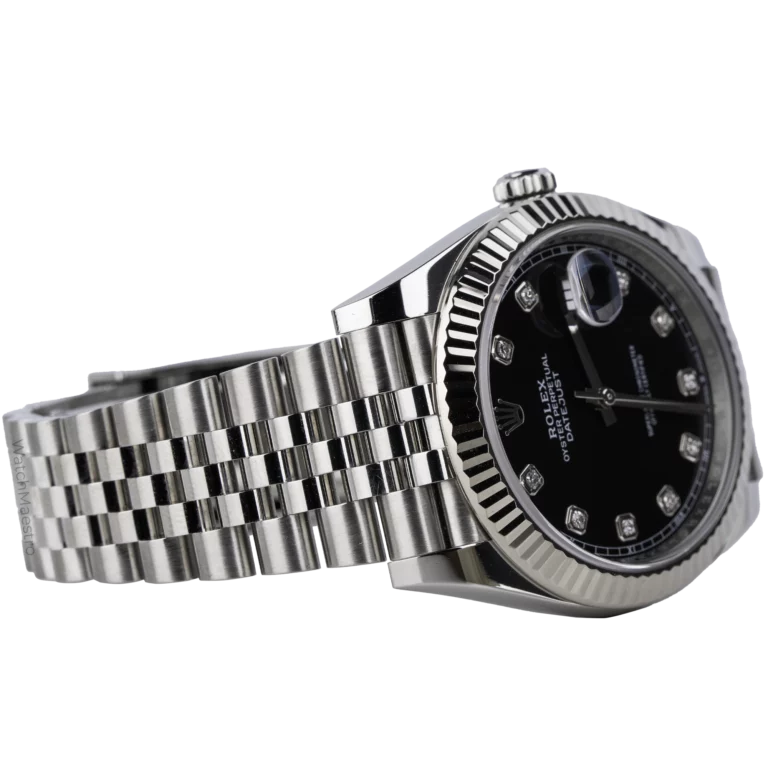Rolex Datejust 41 Black Diamond Fluted Jubilee (4)