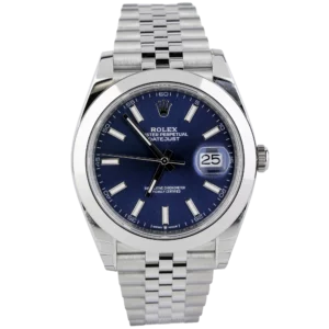 Rolex Datejust 41 Blue Smooth Jubilee Stickers (1)