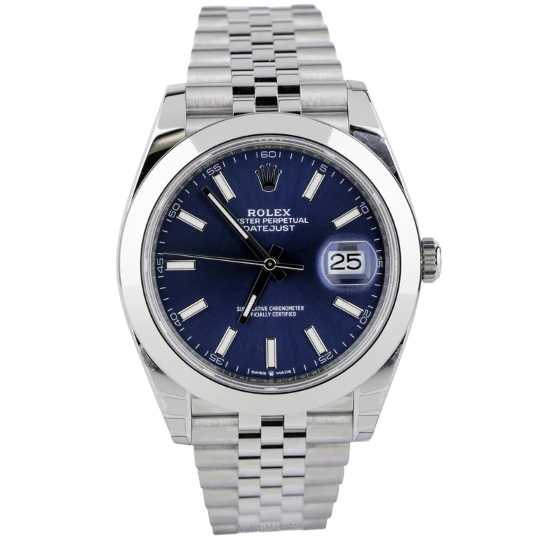 Rolex Datejust 41 Blue Smooth Jubilee Stickers (1)