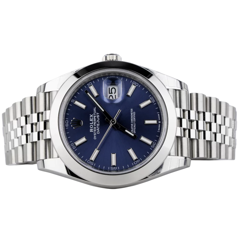 Rolex Datejust 41 Blue Smooth Jubilee Stickers (2)