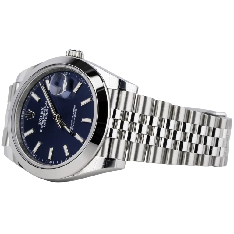 Rolex Datejust 41 Blue Smooth Jubilee Stickers (3)