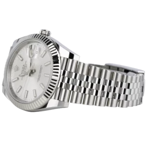Rolex Datejust 41 Silver Fluted Jubilee (3)