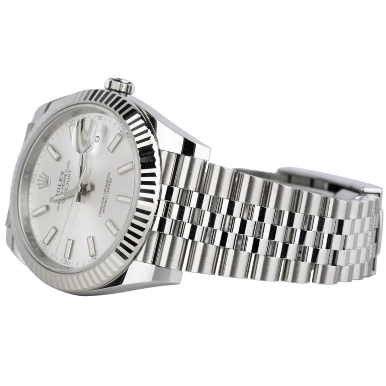 Rolex Datejust 41 Silver Fluted Jubilee (3)