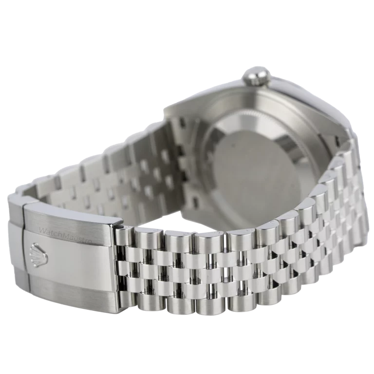 Rolex Datejust 41 Silver Fluted Jubilee (7)