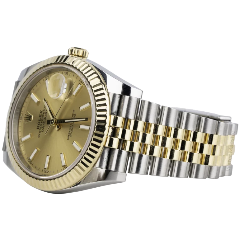 Rolex Datejust 41 Two Tone Champagne Dial Fluted Jub (3)