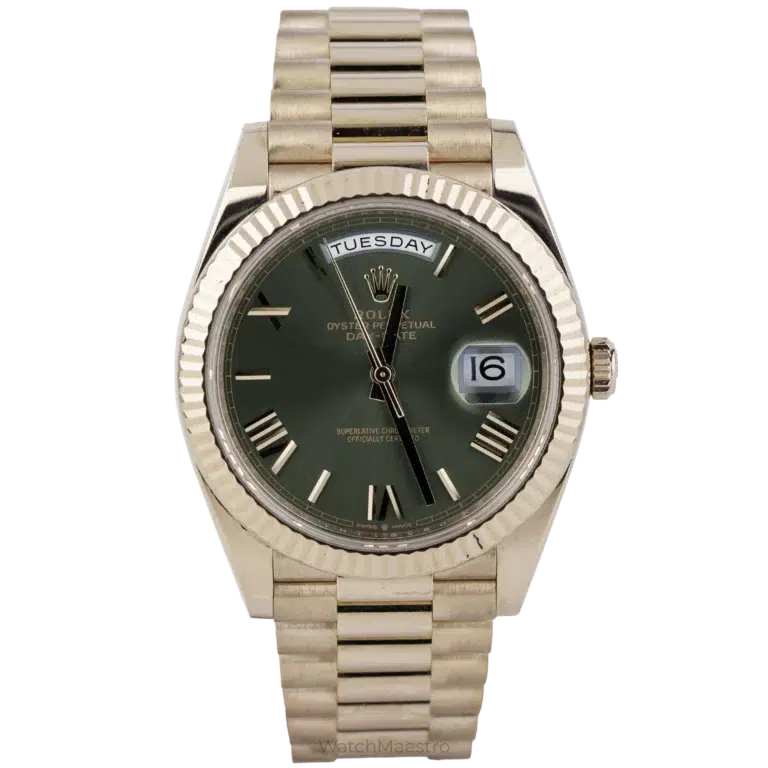 Rolex Day Date 40 Olive Rose Gold (1)
