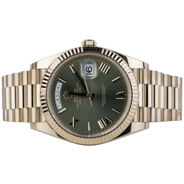 Rolex Day Date 40 Olive Rose Gold (2)
