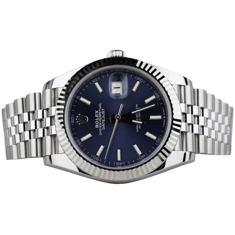 Rolex Datejust 41 Blue Fluted Jub Pre-owned (2)